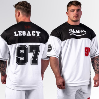 NEBBIA - Tričko THE BASE 377 (white)