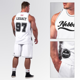 NEBBIA - Tílko HOMEBASE 378 (white)