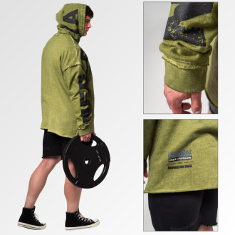 NEBBIA - Pánská oversized mikina NO BS 371 (green)