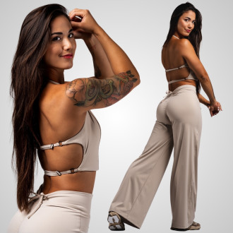 NEBBIA - Sportovní top Deni 309 (cream)