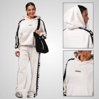 NEBBIA - Dámská mikina s kapucí OFF-DUTY 489 (cream)