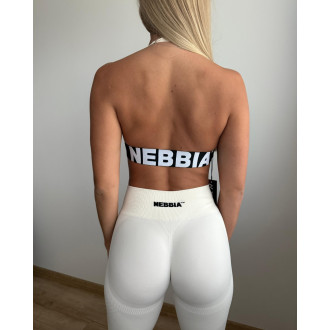 NEBBIA - Bezešvá sportovní podprsenka FLOW SEAMLESS 495 (cream)