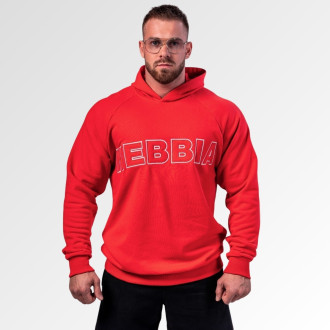 NEBBIA - Pánská mikina s kapucí LEGACY 704 (red)