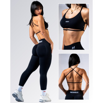NEBBIA - Open-back sportovní podprsenka POWER 890 (black)