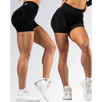 NEBBIA - High-waist push-up šortky POWER 893 (black)