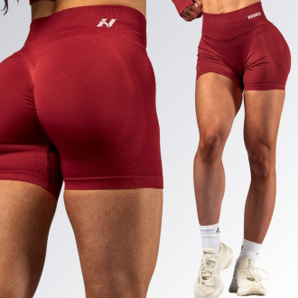 NEBBIA - High-waist push-up šortky POWER 893 (red)