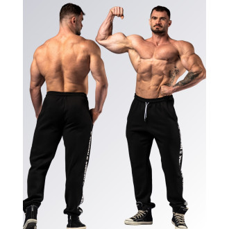 NEBBIA - Pánské fitness tepláky HERO 296 (black)
