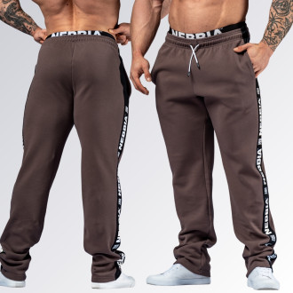 NEBBIA - Pánské sportovní tepláky HERO 296 (brown)