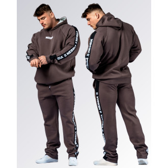 NEBBIA - Pánská sportovní mikina HERO 300 (brown)