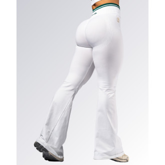 NEBBIA - High-waist flared legíny CLUB D’OR 630 (white)