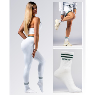 NEBBIA - Club sneaker ponožky CLUB D’OR 132 (white)