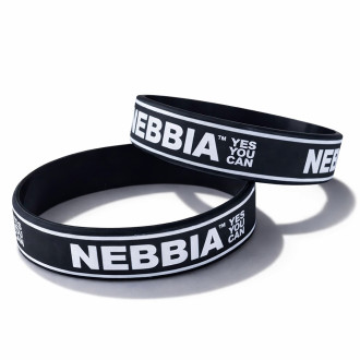 NEBBIA - Pánský náramek YES YOU CAN (černá)
