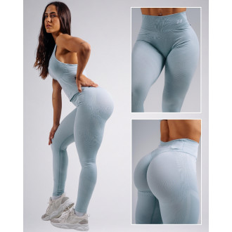NEBBIA - High-waist extra push-up legíny PRIMAL 850 (LIGHT BLUE)