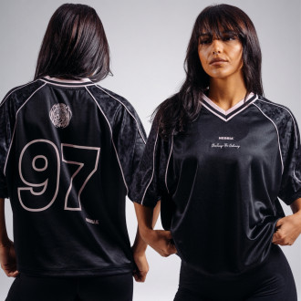 NEBBIA - Oversized tričko 97 PRIMAL 862 (BLACK LEOPARD)