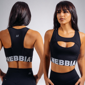 NEBBIA - High support sportovní podprsenka PRIMAL 864 (BLACK)