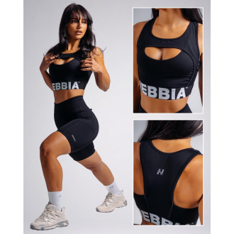 NEBBIA - High support sportovní podprsenka PRIMAL 864 (BLACK)