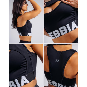 NEBBIA - High support sportovní podprsenka PRIMAL 864 (BLACK)