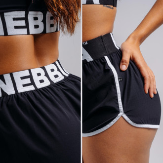 NEBBIA - Ultra lehké tréninkové šortky PRIMAL 867 (BLACK)