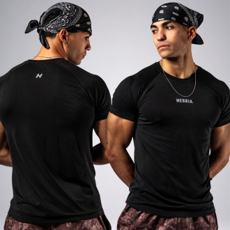 NEBBIA - Pánské seamless triko POWER 900 (BLACK)