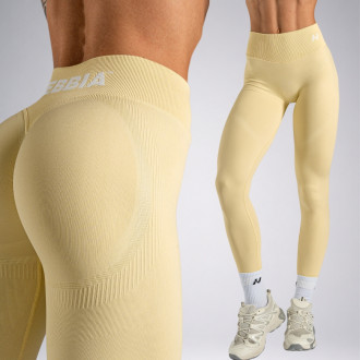 NEBBIA - Tvarující push-up legíny s vysokým pasem ICE CREAM 888 (yellow)