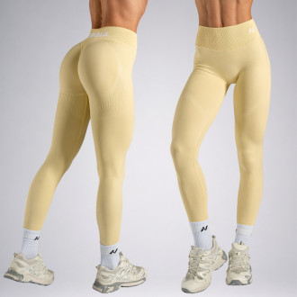 NEBBIA - Tvarující push-up legíny s vysokým pasem ICE CREAM 888 (yellow)
