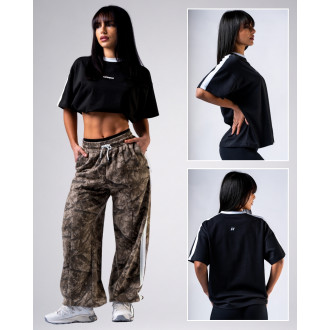 NEBBIA - Dámské relaxed fit tričko POWER 894 (black)