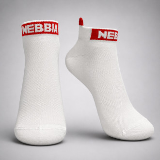 NEBBIA - Ponožky kotníkové unisex 102 (white)
