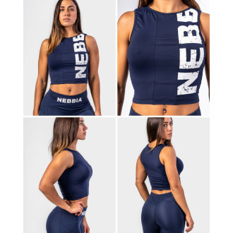 NEBBIA - Tank top SNATCHED 627 (dark blue)