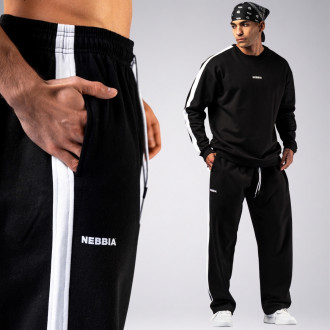 NEBBIA - Pánské tepláky POWER 904 (black)