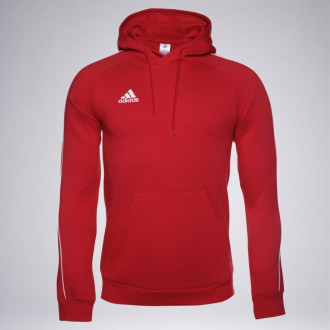 ADIDAS - Pánská mikina s kapucí CORE 18 (červená) CV3337