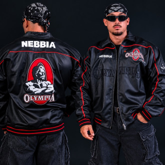 NEBBIA - Pánská bunda Mr. Olympia LIMITED EDITION 135 (red)