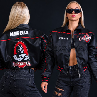 NEBBIA - Dámská bunda Mr. Olympia LIMITED EDITION 134 (red)