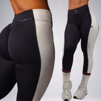 NEBBIA - High-waist legíny BLOCK 97 (852) (black)