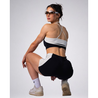 NEBBIA - Medium support sportovní podprsenka BLOCK 97 (907) (black)