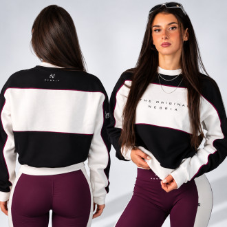 NEBBIA - Dámská mikina BLOCK 97 (918) (black)