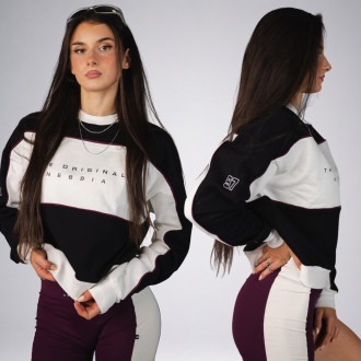 NEBBIA - Dámská mikina BLOCK 97 (918) (black)