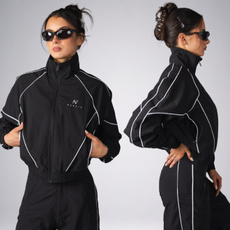 NEBBIA - Dámská šusťáková parachute bunda BLOCK 97 (919) (black)