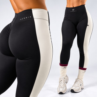 NEBBIA - High-waist legíny BLOCK 97 (852) (black)
