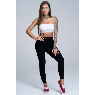 Gym Glamour - Sportovní tepláky dámské (black) GG115