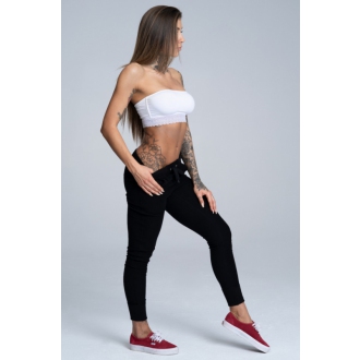 Gym Glamour - Sportovní tepláky dámské (black) GG115