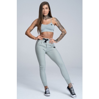 Gym Glamour - Sportovní podprsenka bez výztuže (grey) GG124