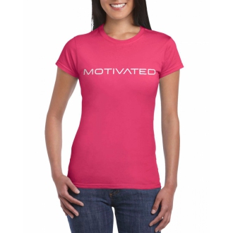 MOTIVATED - Dámské tričko 401 (růžová)