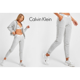 Calvin Klein - Dámské tepláky (šedá) QS5716E-020