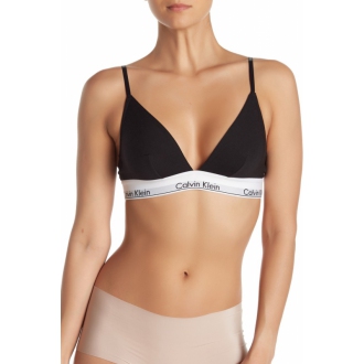 Calvin Klein - Výprodej trojúhelníková podprsenka (černá) QF1061E-001