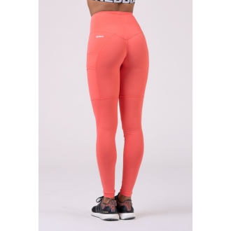 NEBBIA - Legíny High Waist FIT&SMART 505 (peach)