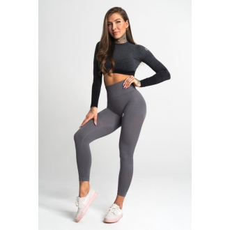 Gym Glamour - Bezešvé legíny SILVERY (SS20-GG2210)