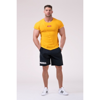 NEBBIA - Tričko pánské MUSCLE BACK 172 (ORANGE)