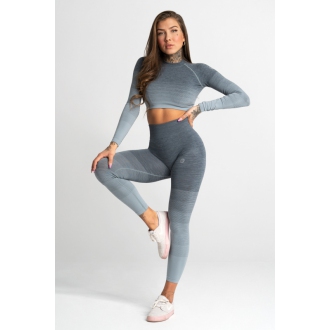 Gym Glamour - Bezešvé legíny SEA OMBRE (SS20-GG2270)