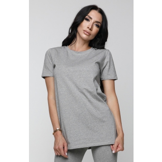NDN - Výprodej dámské bavlněné tričko AYLIN (šedá)
