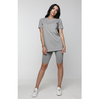 NDN - Výprodej dámské bavlněné tričko AYLIN (šedá)